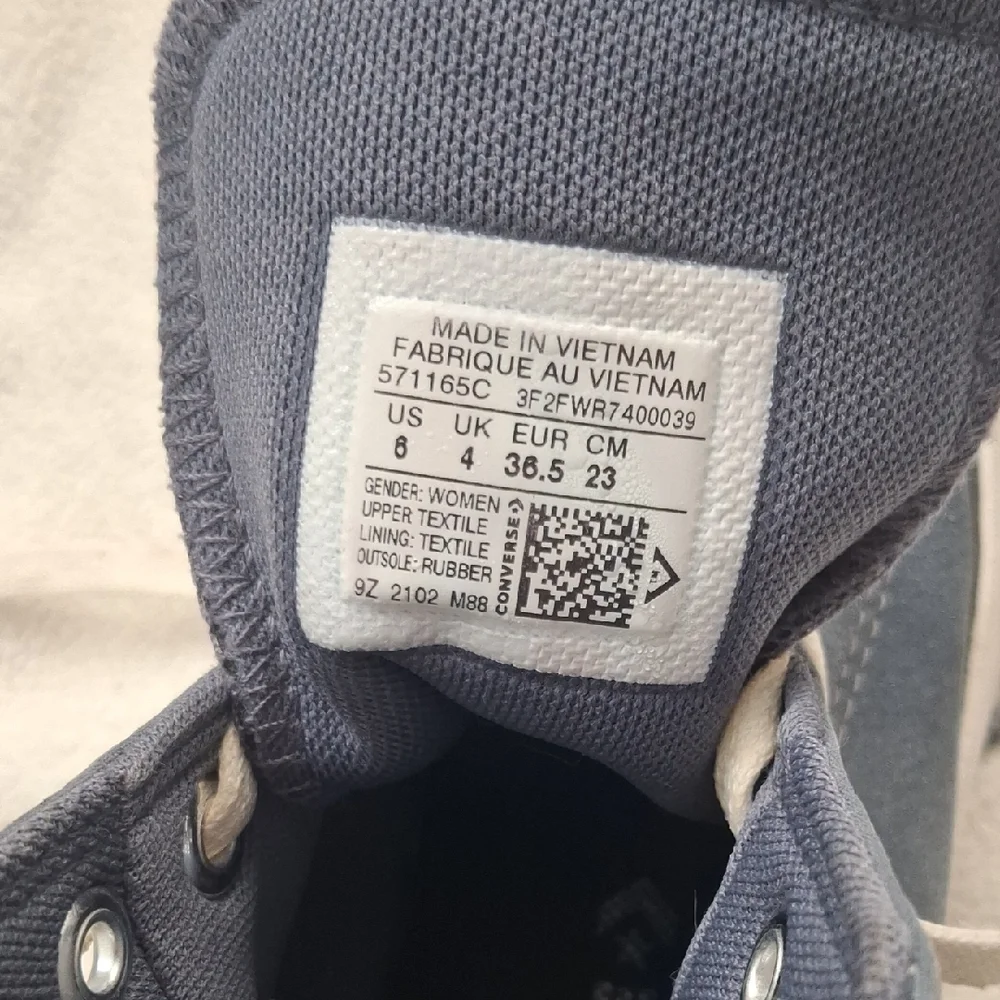 Converse Gray High-Top Sneakers - Picture 5 of 5